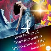 4 Best Personal Transformation approaches to life! Image - a Lady surrendering to transformation