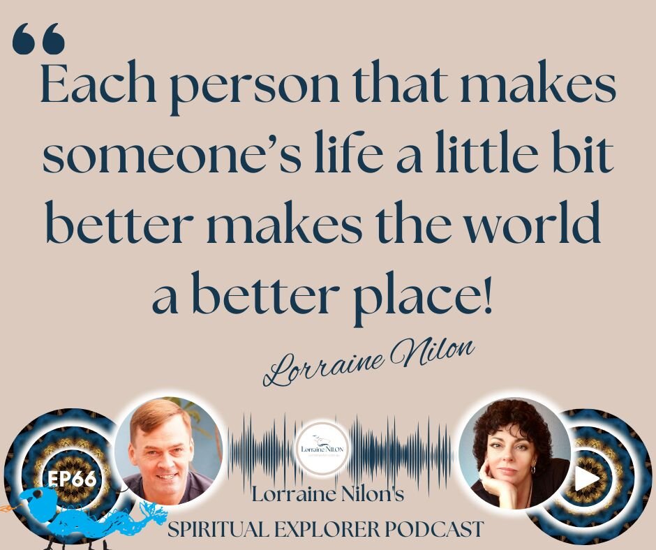 Photo of Lorraine Nilon and Michael Brosowski with Quote