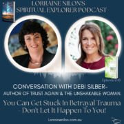 photo of Debi Silber with Lorraine Nilon with Podcast Episode logo