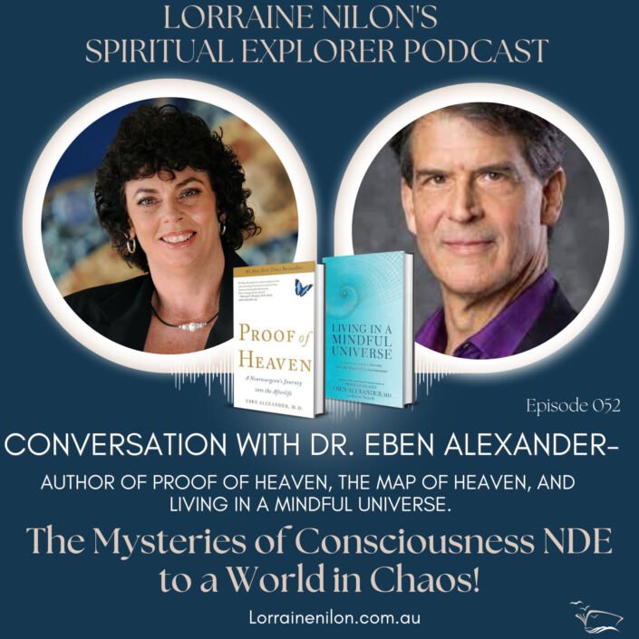 Dr Eben Alexander and Lorraine Nilon photos