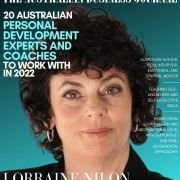 Australian-Business-journal-magazine-cover-top-2-Australian-Personal-development-experts-and-coaches-Lorraine-Nilon-Photo