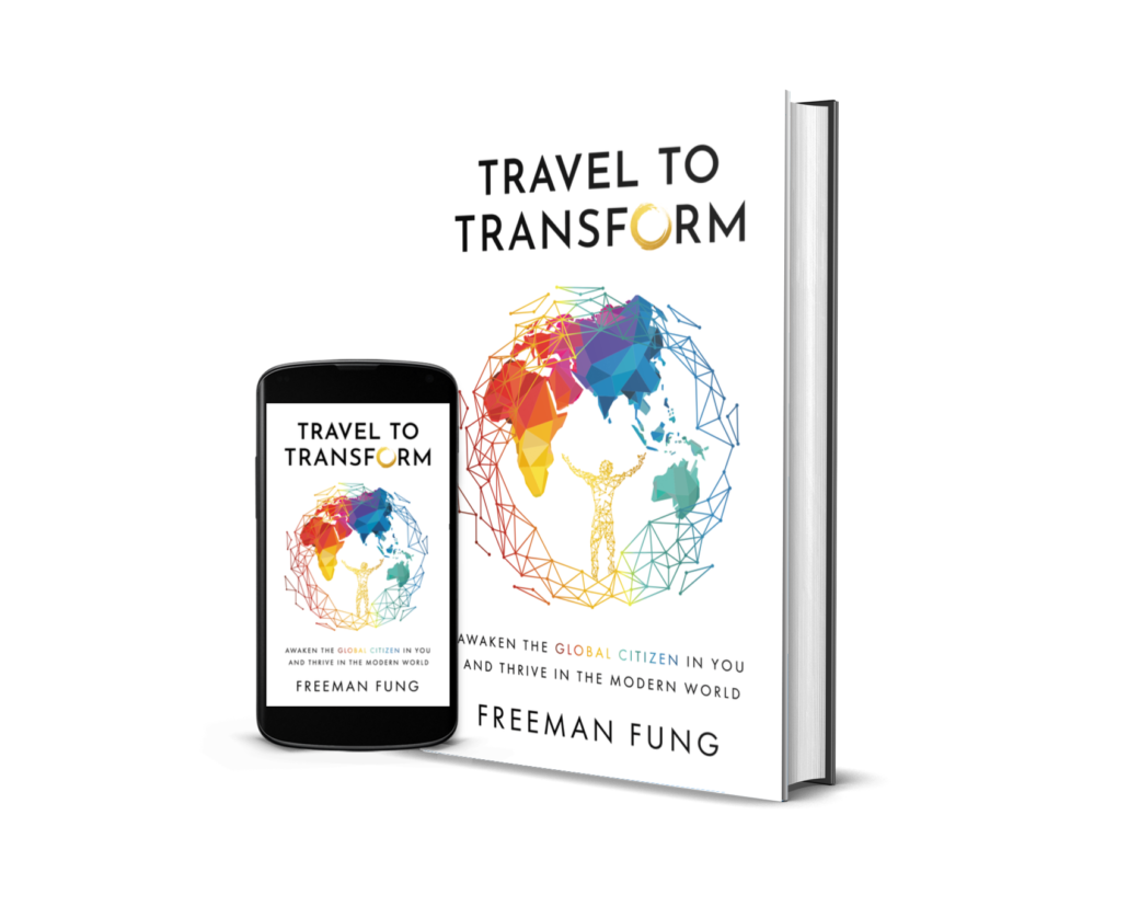 Freeman Fung book cover with the world globe on it 