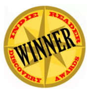 Winner sticker for 2023 Indie Reader Awards for Lorraine Nilon.