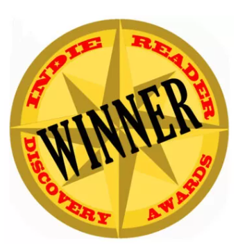 Winner sticker for 2023 Indie Reader Awards for Lorraine Nilon.